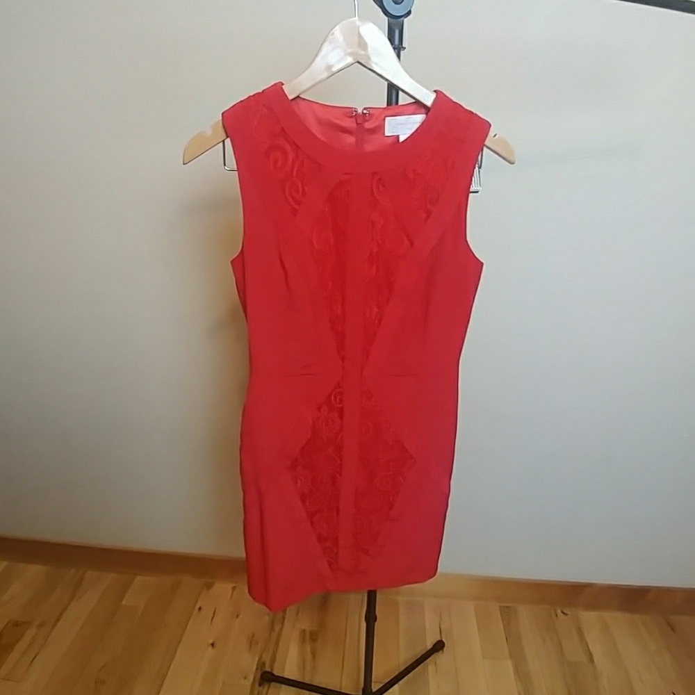 Red jessica Simpson dress